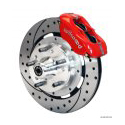 Wilwood Forged Dynalite Front Big Brake Kit 12.19 inch, Drilled, Red