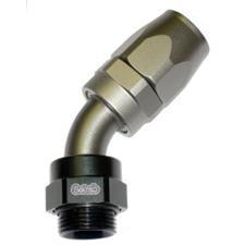M22-08 O-ring to Reusable 45 Degree Hose End